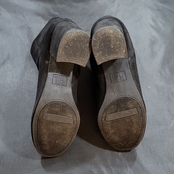 TIME&TRU ROUND TOE SIDE ZIPPER CLOSURE ANKLE BOOTIES - Picture 13 of 15